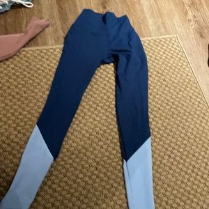 Navy blue/light blue five dancewear leggings